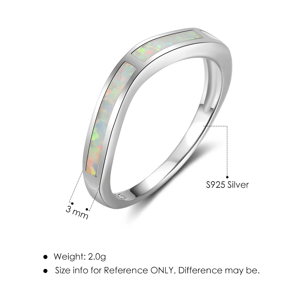 Milky Opal Stone Soild 925 Sterling Silver Rings For Women Party Jewelry Gifts Her (JewelOra RI103257) | Украшения и аксессуары