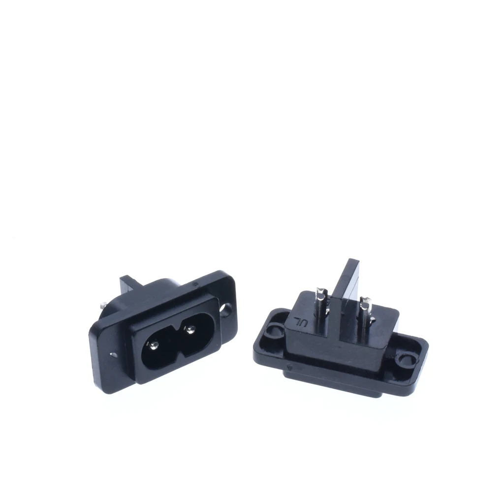10 шт. черный 2 контакта IEC320 C8 AC разъем питания 250V 6A | Обустройство дома