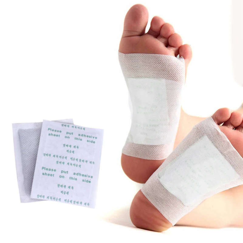 

20pcs=(10pcs Patches+10pcs Adhesives) Kinoki Detox Foot Patches Pads Body Toxins Feet Slimming Cleansing HerbalAdhesive
