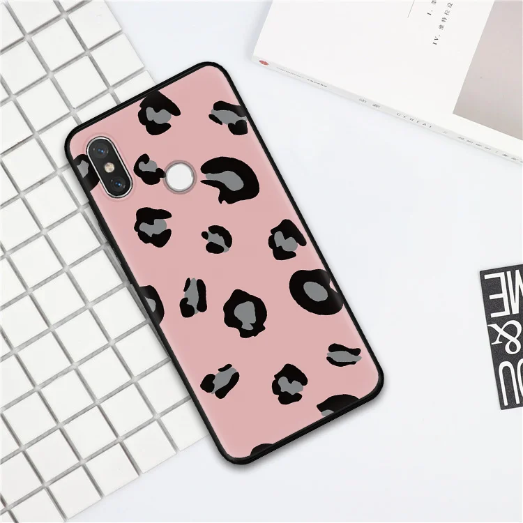 Чехол для телефона для Xiaomi mi A2 8 Lite Red mi S2 Y2 примечание 6 Pro 5A 5P 6A 5 6X5X3 4 4X 4A A1 A2 чехол силиконовый черный бант из ленты TPU с изображением крышка - Цвет: bwfen
