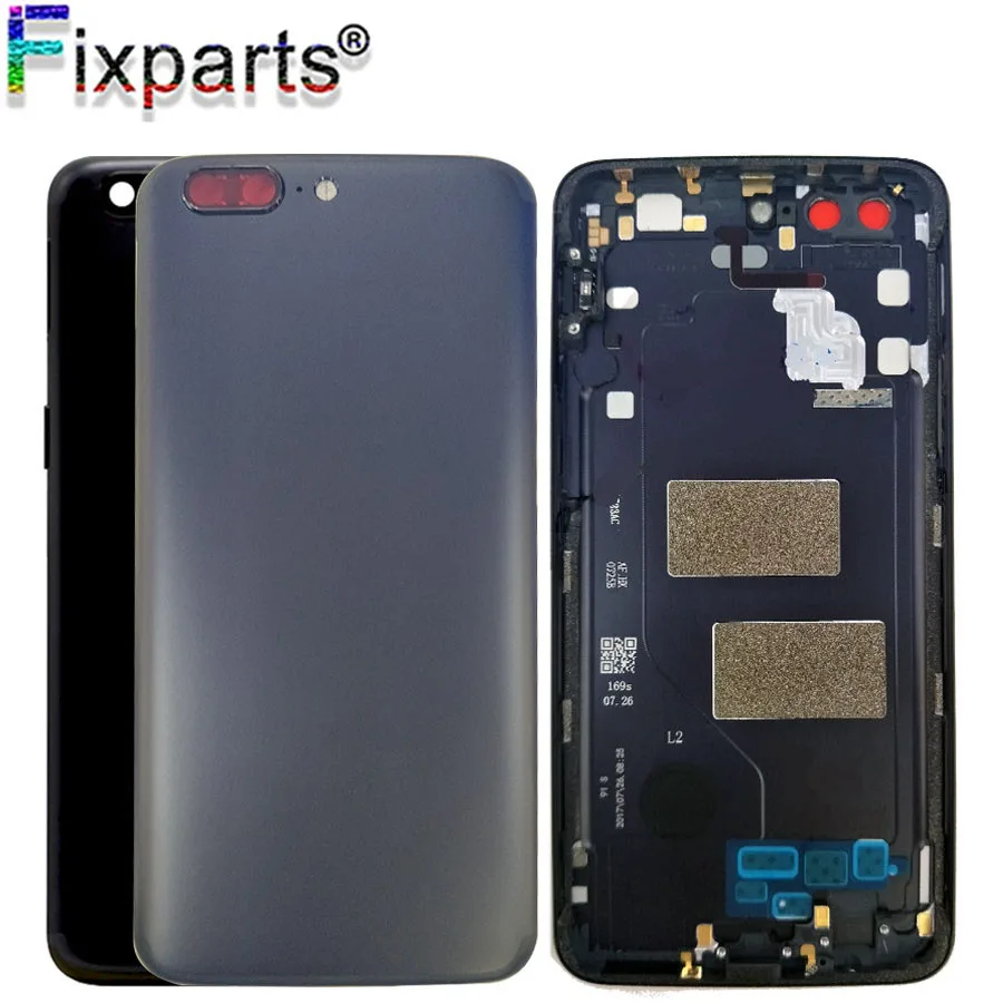 Задняя крышка батарейного отсека для Oneplus 5 + чехол объектива камеры Средний шасси