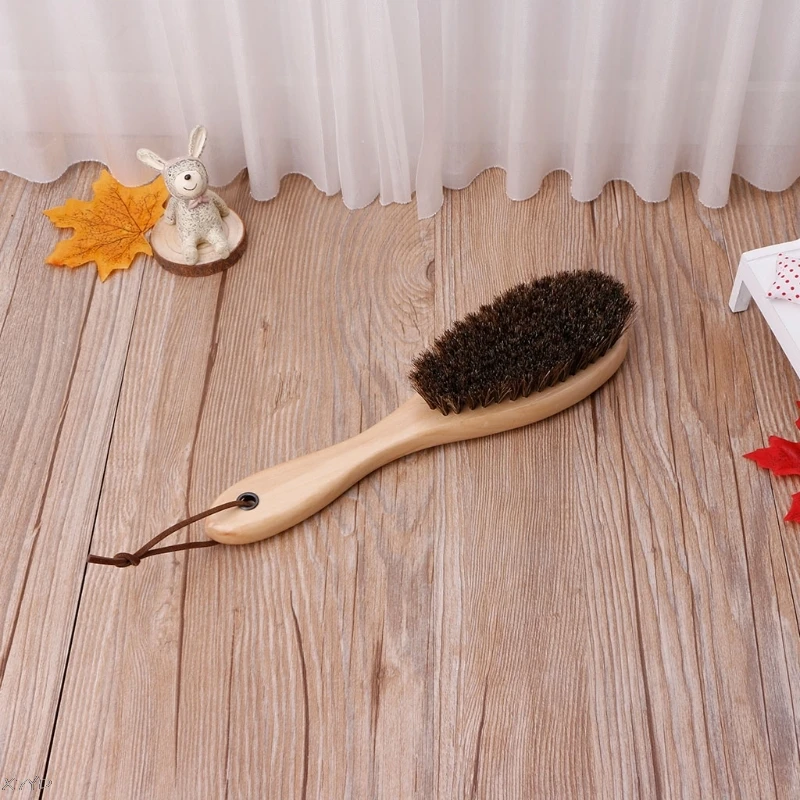 Натуральная щетка из конского волоса обувь для обуви блестящий очиститель