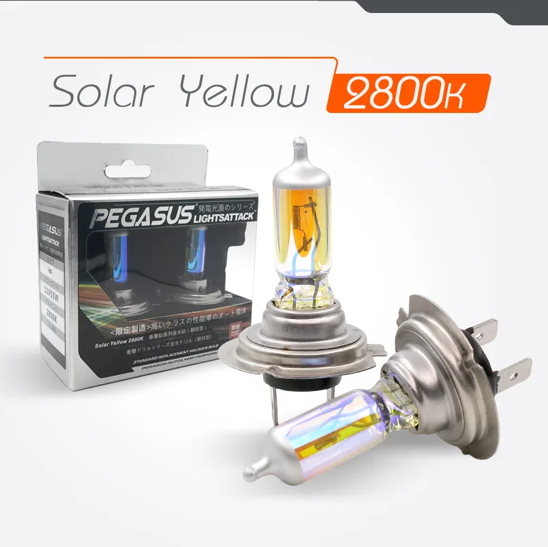 PEGASUS 2800K Авто галогенные H1 H3 H4 H7 H11 HB3 9005 HB4 9006 PS X 24W головной светильник авто фары лампы для головной светильник тумана светильник