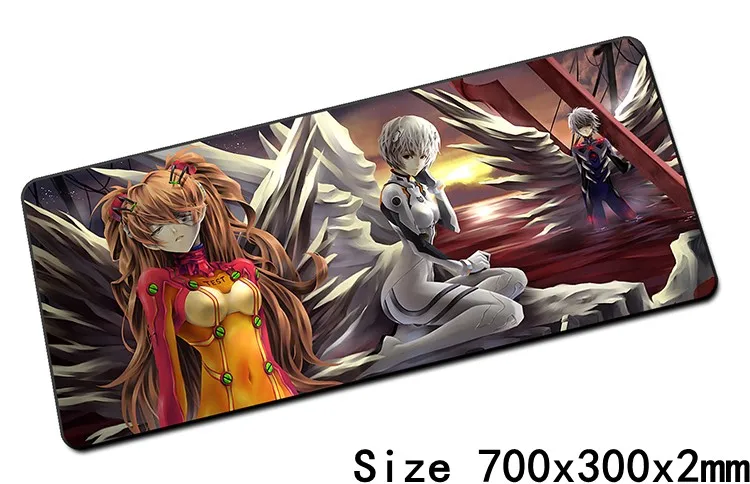 Size700x300x2mm Neon Genesis Evangelion Коврик для мыши, лучший игровой коврик для мыши 700x300 мм, геймерский коврик для мыши, коврик для мыши, клавиатура, компьютерная мышь, ноутбук, игровые коврики - Цвет: Size700x300x2mm