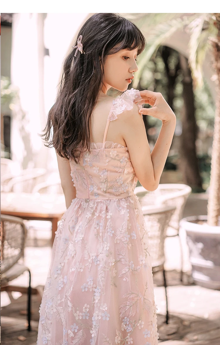 Женское платье Новая мода лето элегантный тонкий Bodycon официальная Вечеринка пляж взлетно посадочной полосы Сексуальная Спагетти ремень