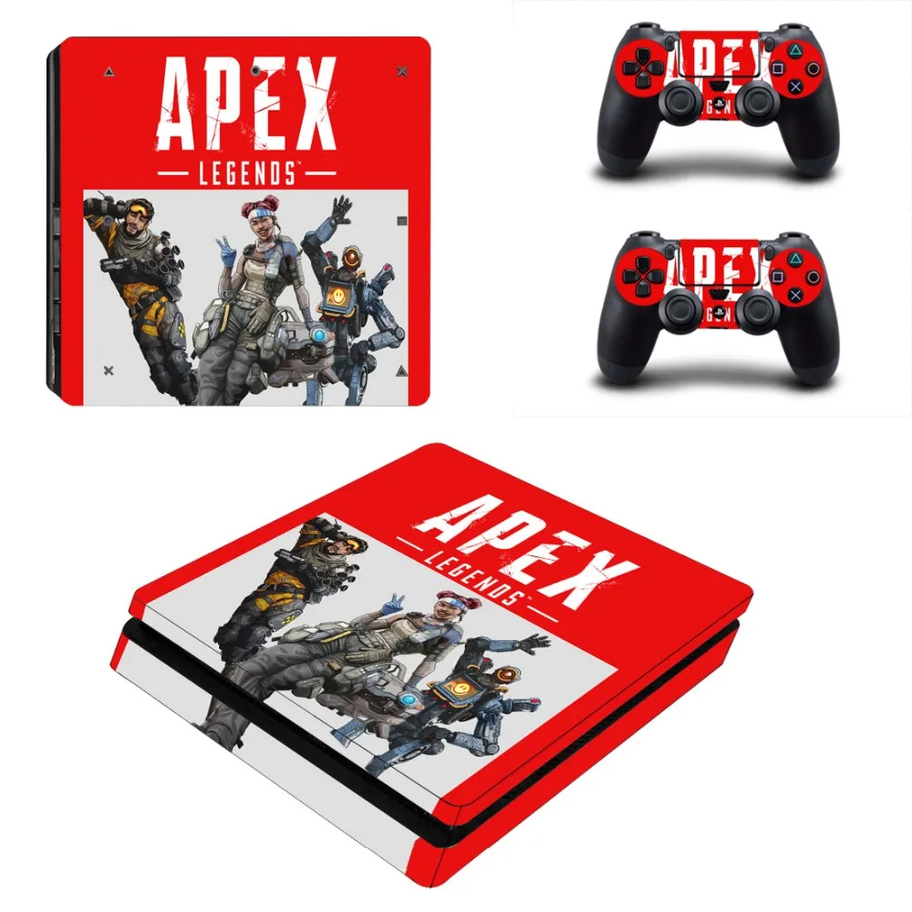 Стикеры APEX Legends PS4 Slim Skin для консоли PlayStation 4 и контроллера виниловые