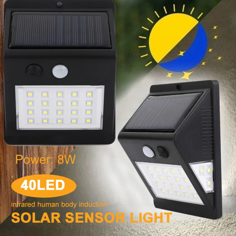 Wall Light Walkway Lights Durable Solar Motion Sensor Outdoor Induction Garden Lamp Home | Лампы и освещение
