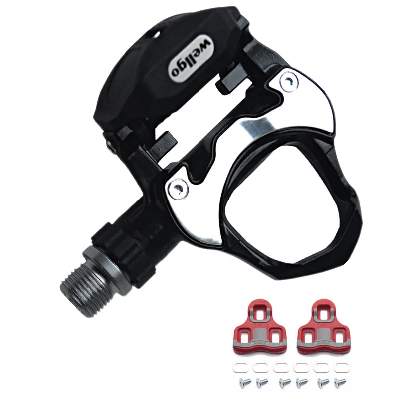 road pedal set Tiebao, Мужская велосипедная обувь из углеродного волокна, набор педалей для велосипеда, Ультралегкая самоблокирующаяся велосипедная обувь, кроссовки, Sapatos de ciclismo - Цвет: road pedal set