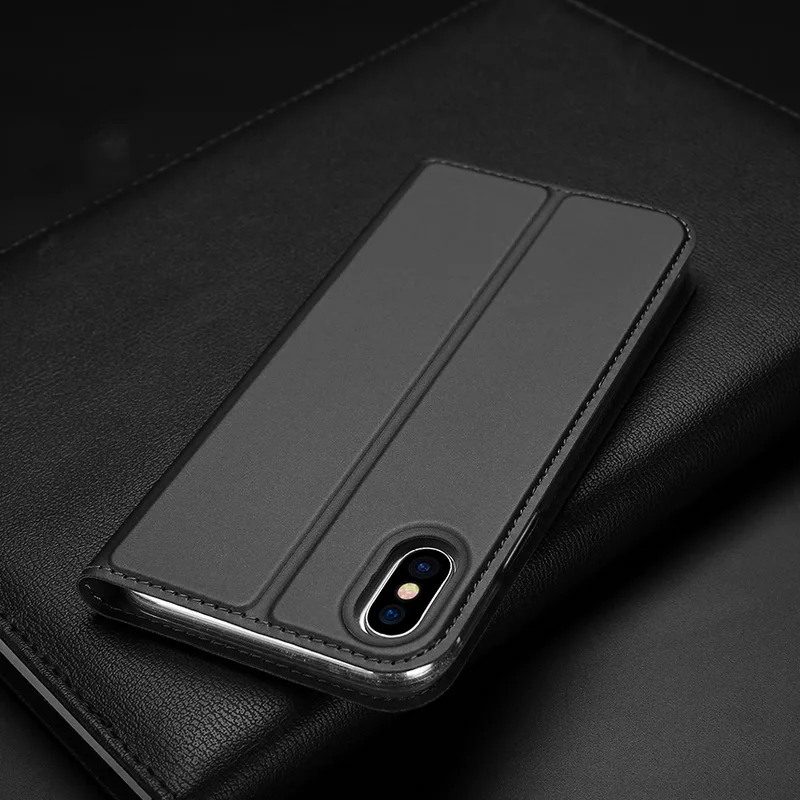 Магнитный Гладкий кожаный чехол-бумажник с откидной крышкой для iPhone X, 8 Plus, 6, 6S Plus, 7 Plus, 5, 5S, SE, чехол-книжка, держатель для карт, чехол-подставка
