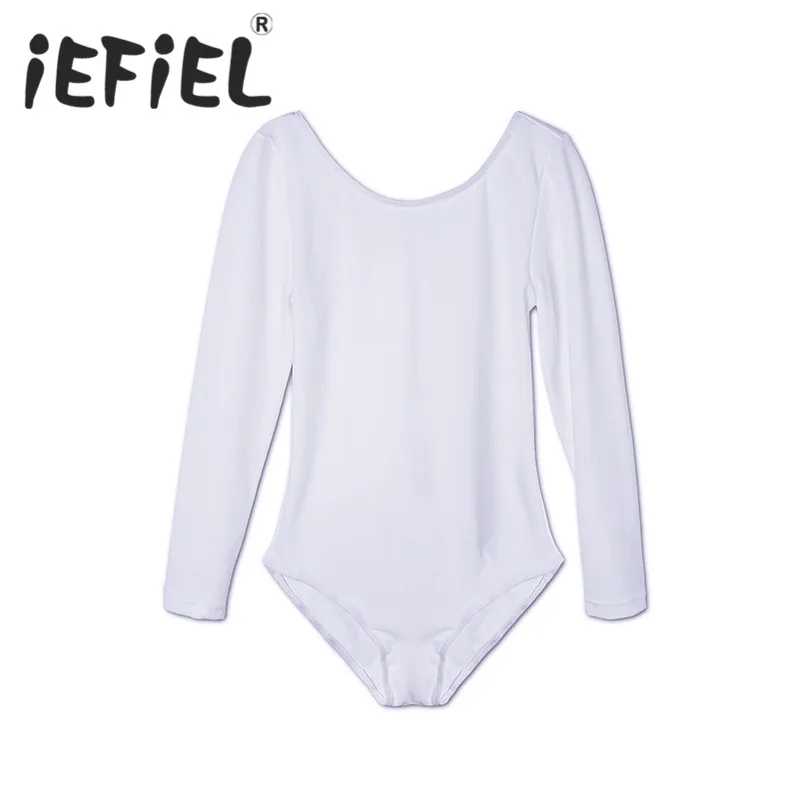 

Осеннее детское балетное платье iEFiEL с длинными рукавами для девочек, танцевальная одежда для девочек, детские костюмы балетной пачки, трико, Одежда для танцев, платье