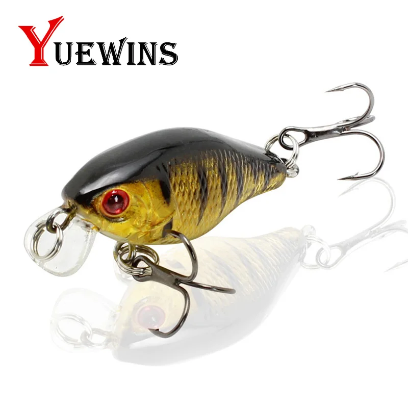 YUEWINS Minnow рыболовная приманка 45 мм 4 г Crankbait жесткая Topwater искусственный воблер