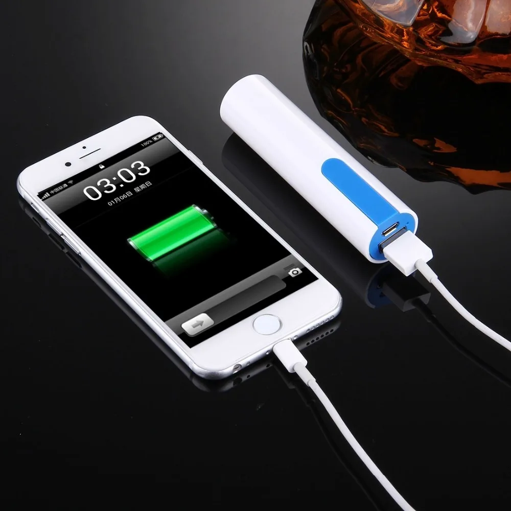Портативный одиночный 18650 аккумулятор банк питания корпус коробка с USB выходом и