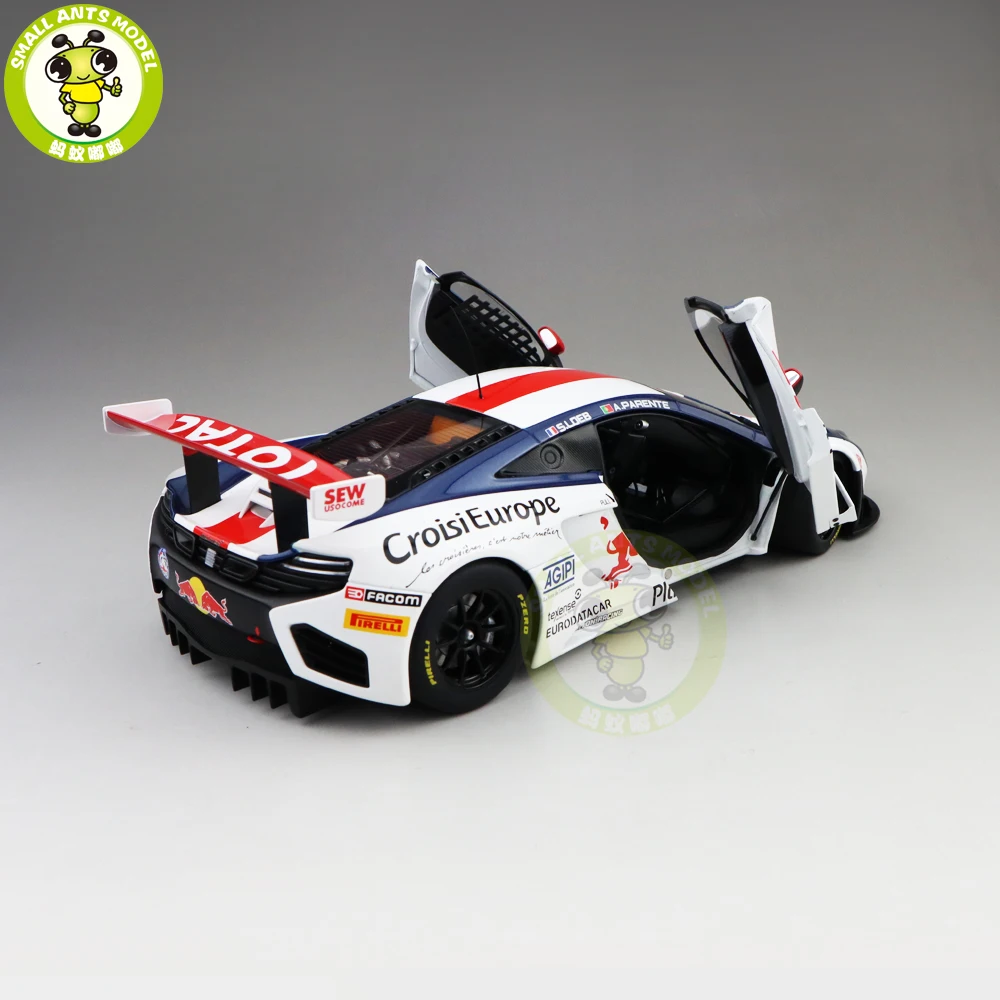 1/18 AUTOart 81342 MCLAREN 12C GT3 RED BULL № 9 суперкар литья под давлением Модель автомобиля игрушки для детей коллекции