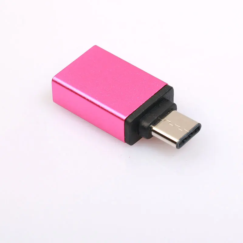 Металлический Переходник USB Type C папа 3 0 мама адаптер OTG для Nexus 5X 6P Xiaomi Mi4C Mi4S Mi5 Plus Zuk