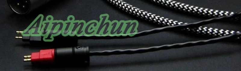 Aipinchun металлический корпус наушники оптом булавки разъем для Senheiser HD414 HD25 HD430 HD650 HD600 HD580 аксессуары