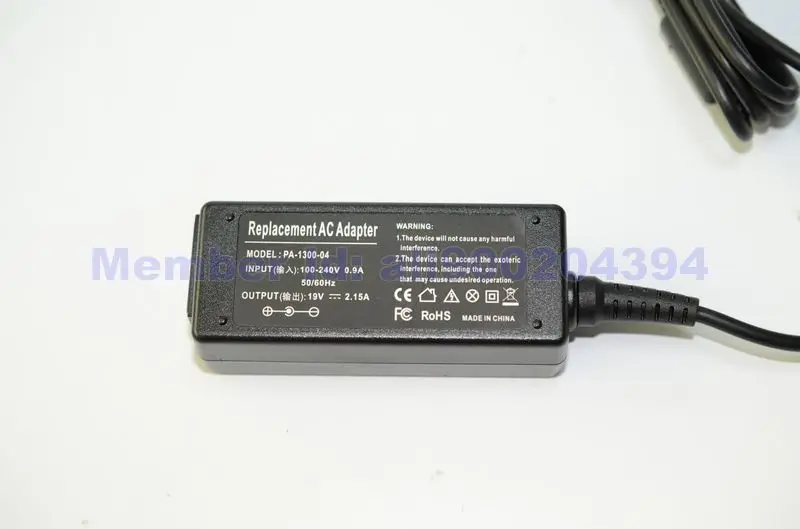 JIGU замена 19V 2.15A 5 5*1 7 MM 40W для ноутбука Acer Aspire One A150 D150 D250 D260 D270 W500 AC зарядное