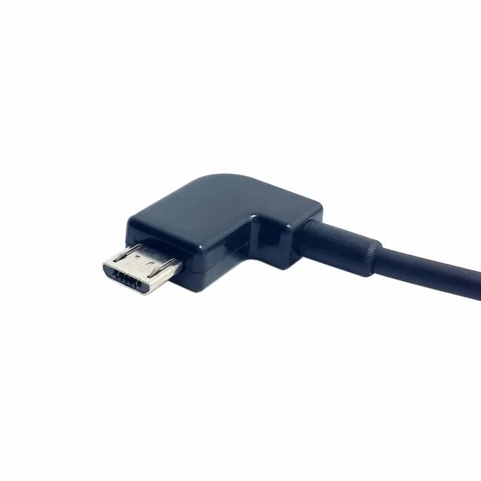 Левый Угловой 90 градусов Micro USB штекер к кабель для передачи данных 0 2 м 1 3 5
