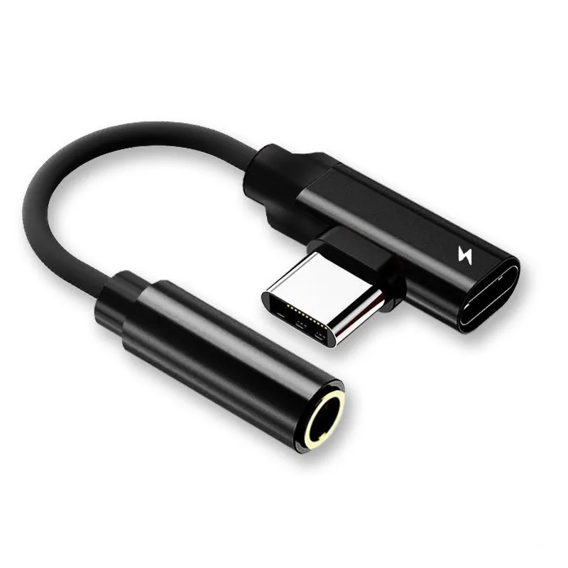 2 в 1 usb type C аудио адаптер штекер 3 5 мм разъем USB Женский конвертер наушники кабель