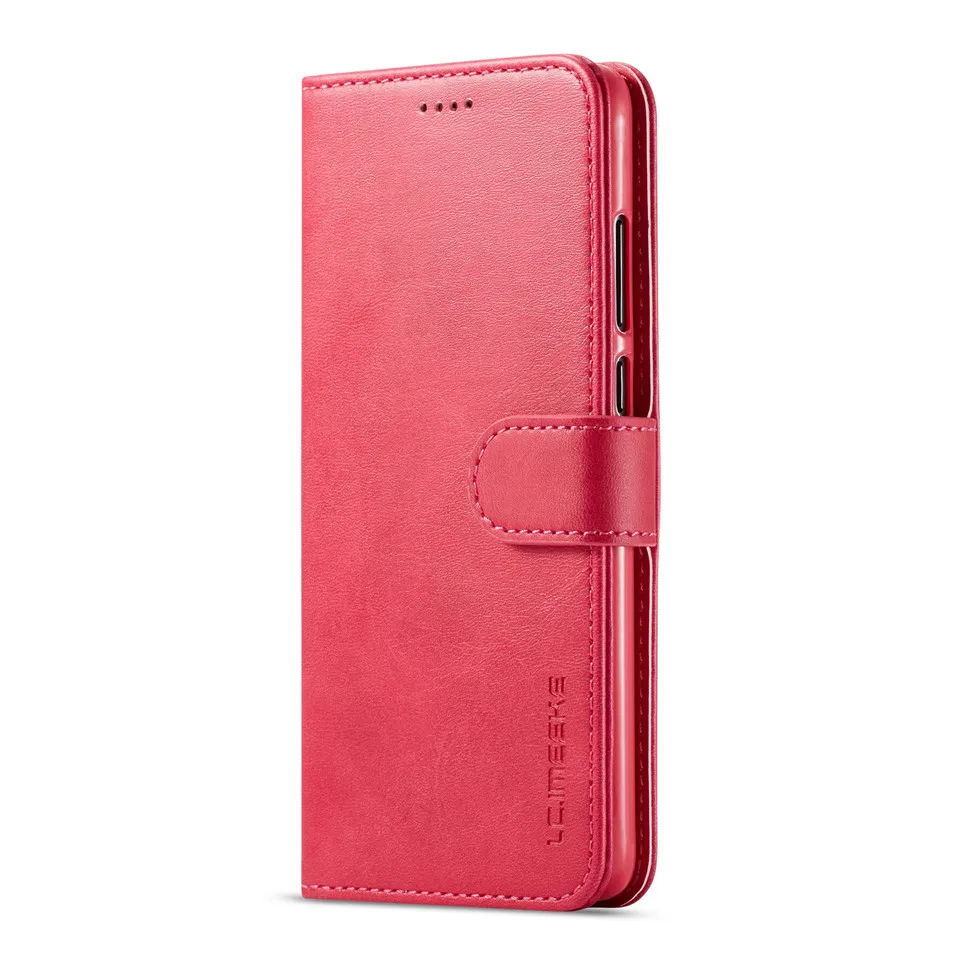 Rose Кожаный флип-чехол для Redmi Note 7, чехол-кошелек, держатель для карт, Xiaomi Redmi Note 7, чехол для телефона, задняя крышка, чехол-книжка, чехол - Цвет: Rose
