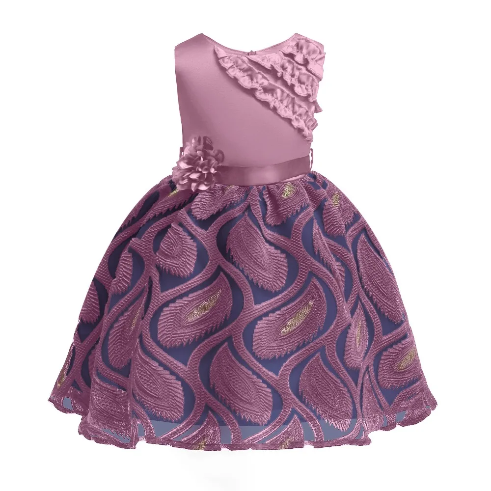 2019 new Kids Dresses For Girls Princess Dress Flower Party and Wedding Summer Children Clothing 3 -10Year | Детская одежда и