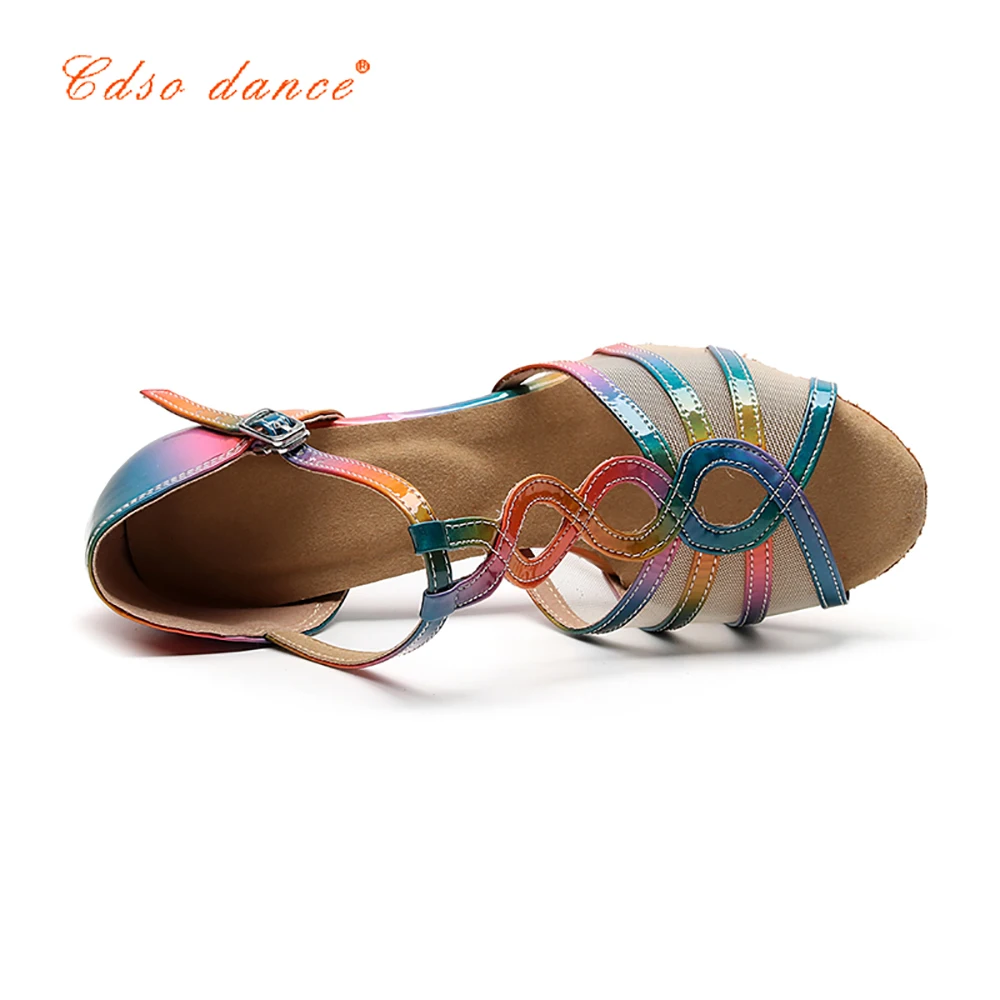 Cdsodance/Женская обувь для латинских танцев женская сальсы вечеринки и свадьбы
