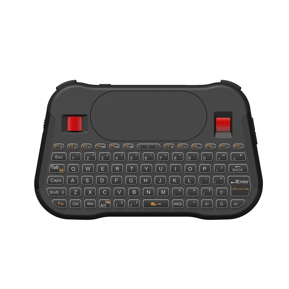 T18 Plus английская 2 4 ГГц беспроводная клавиатура Air Mouse Touchpad ручной контроллер
