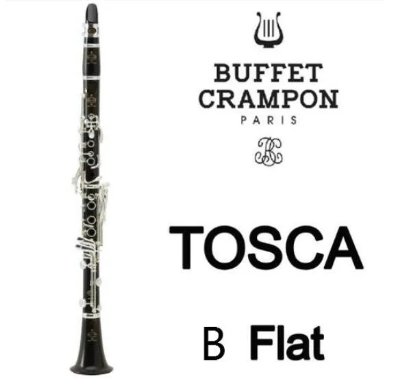 Абсолютно буфет Crampon Профессиональный деревянный кларнет TOSCA мундштук для саксофона, сандаловое дерево, черное дерево Профессиональный кларнет Bb Студенческая Модель бакелит