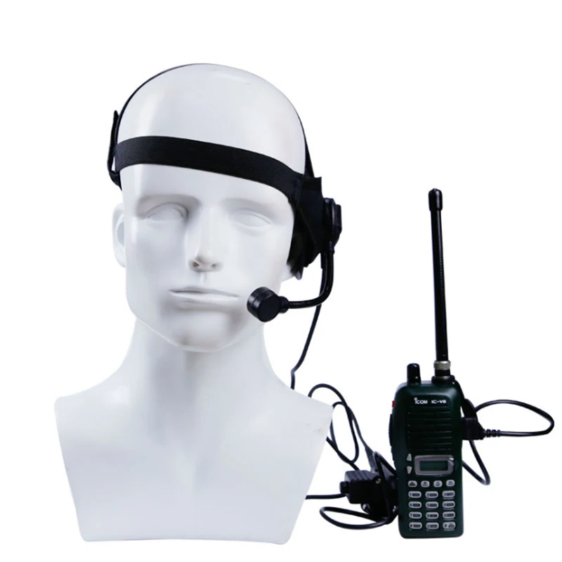WoSport тактическая HD02 гарнитура с закругленными краями U94 стиль PTT для iCom Kenwood Midland