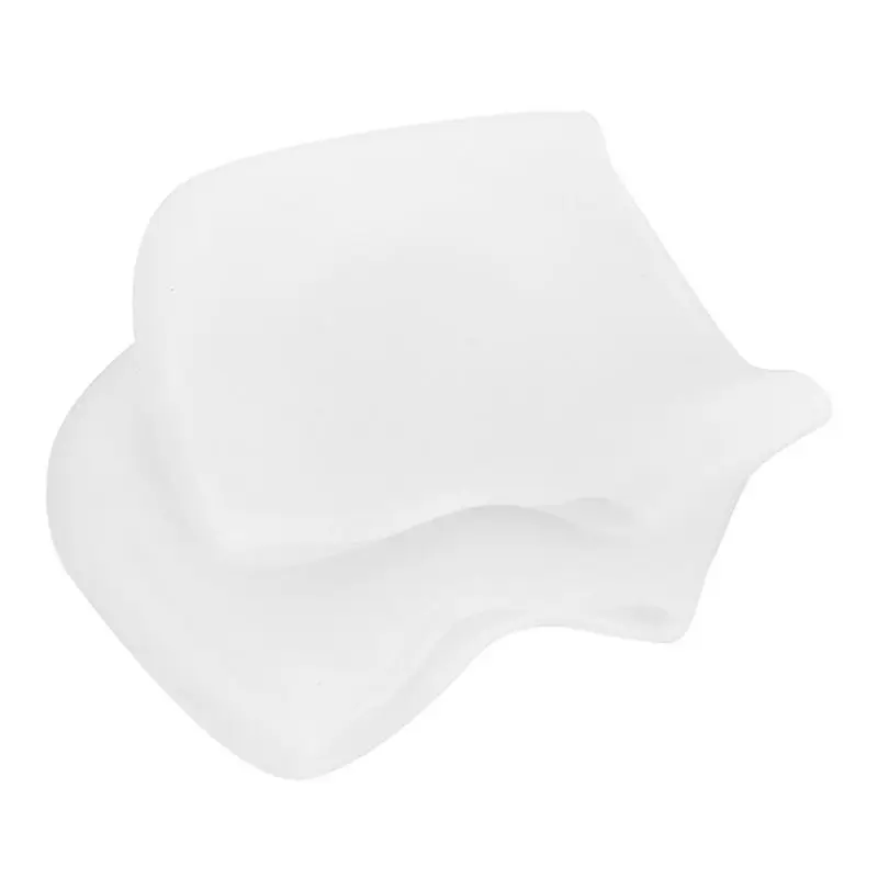 heel white 2 шт дышащие увлажняющие носки для ног, защита для ног, силиконовые гелевые носки, треснутые для спортзала, йоги, спорта - Цвет: heel white