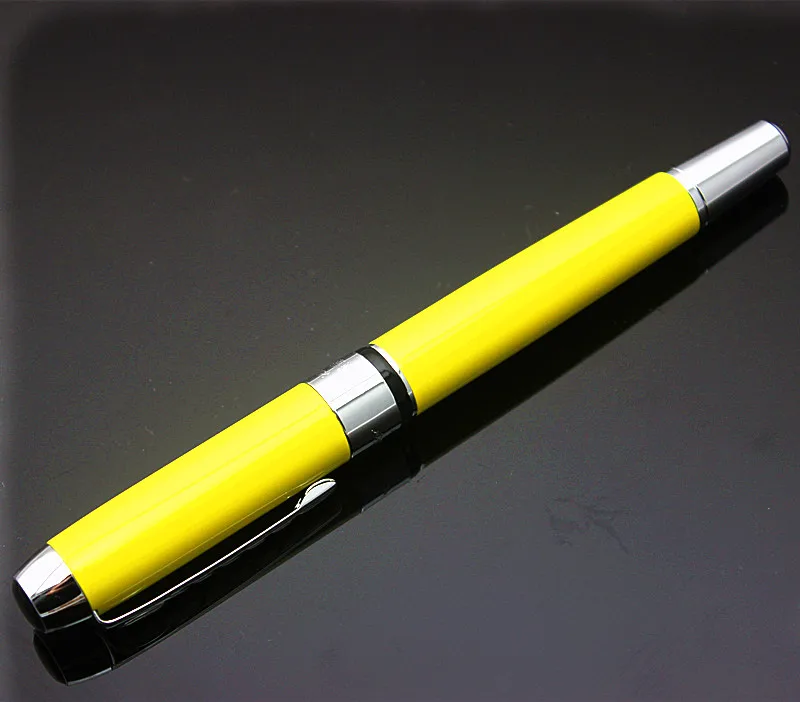 JINHAO x750 желтый Средний перо фонтан НОВЫЙ 250 Школа Офис каллиграфия чернильная