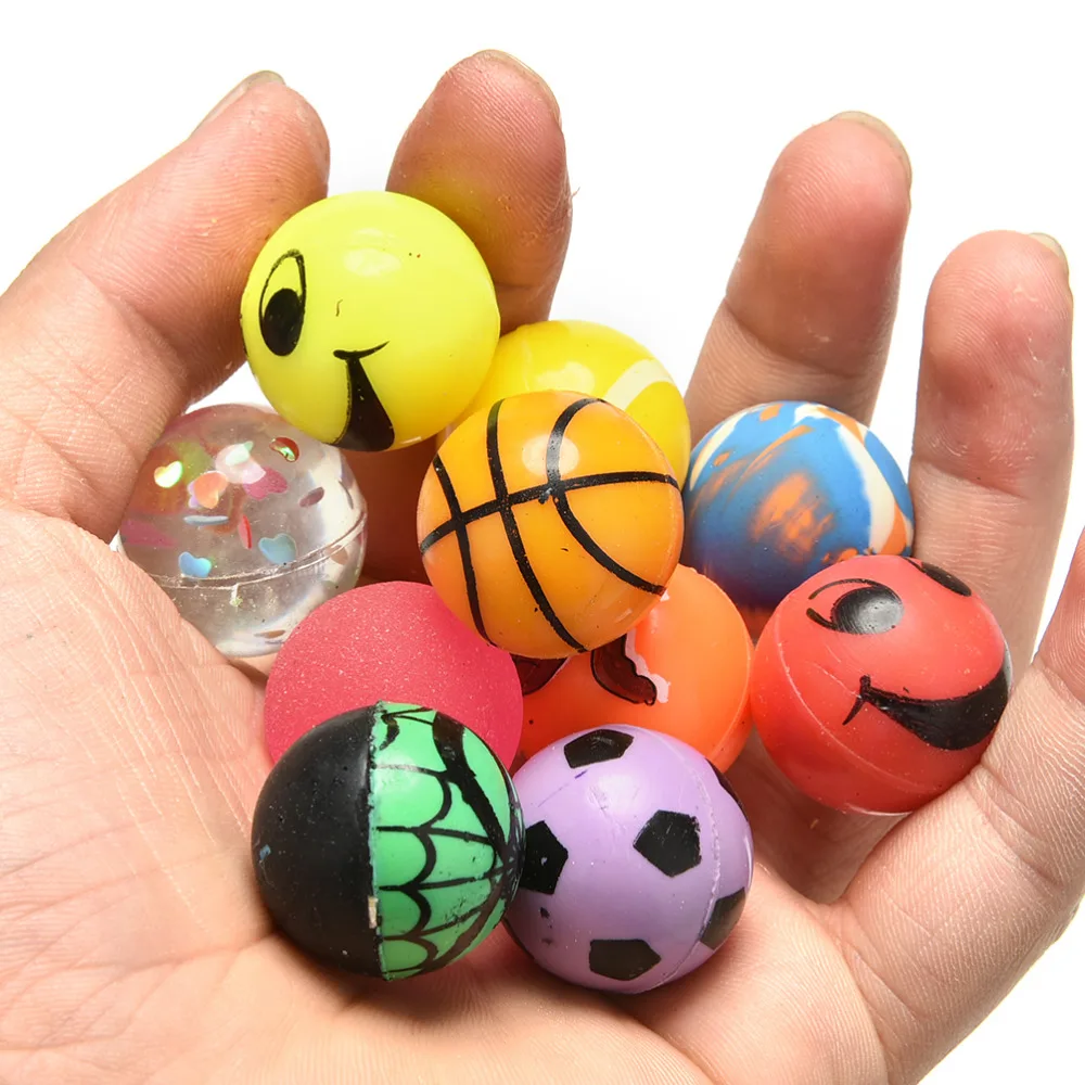 10 шт./лот забавные Мячи ZTOYL мячи из эластичной резины для детей|bouncy balls|rubber ballballs child