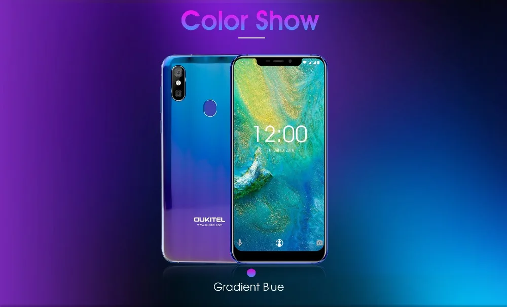 Oukitel U23, 6G, 64G, Восьмиядерный, 6,18 дюймов, FHD+ Дисплей для мобильного телефона, Android 8,1, 16 Мп+ 2 Мп, беспроводной Смартфон с функцией распознавания лица