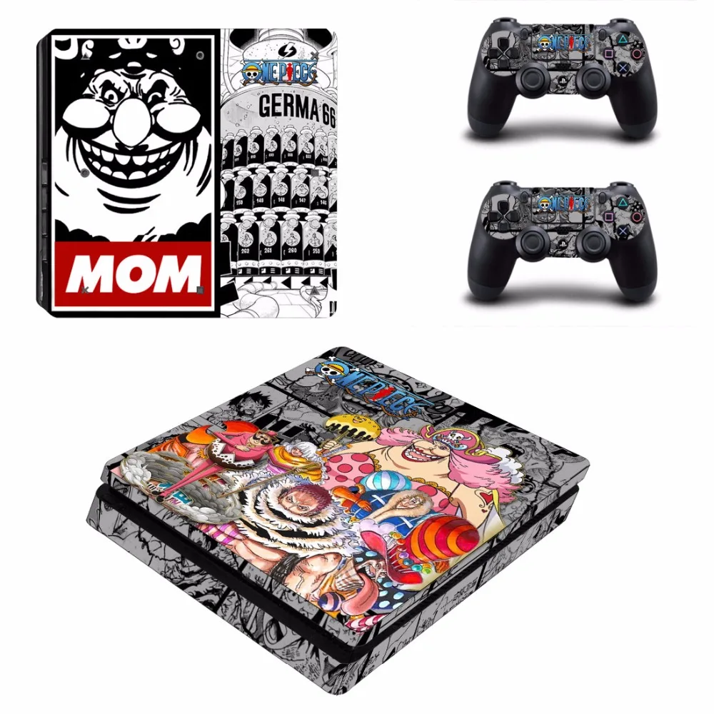 Аниме цельный виниловый стикер PS4 Slim Skin Sticker для консоли Playstation 4 и 2