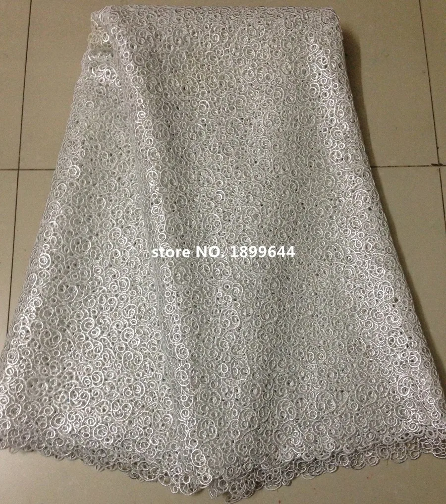 Бесплатная доставка! Новый красивый белый золотой блестящий полиэстер с