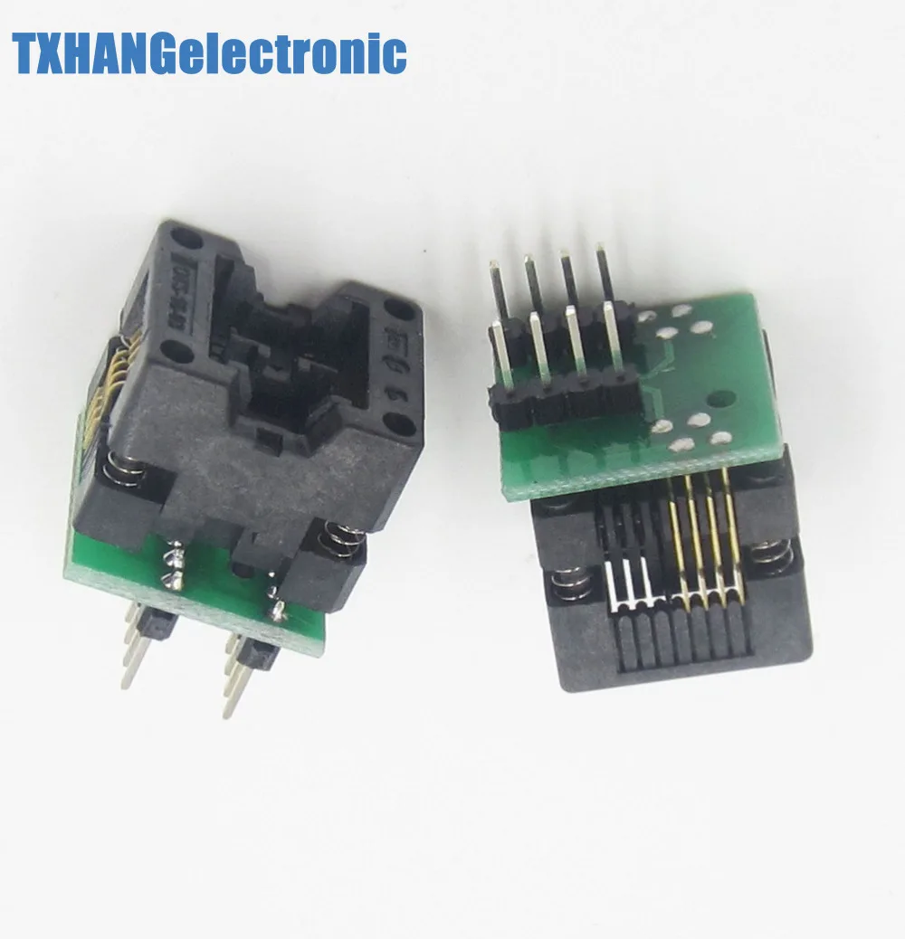 SOIC8 SOP8 для DIP8 адаптер программатора EZ гнездо модуля преобразователя wide150mil|sop8 to