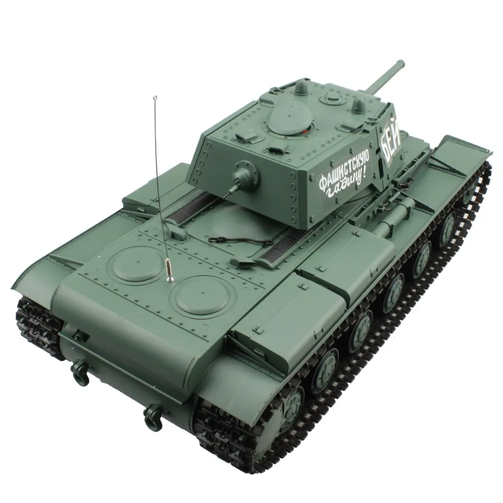 2,4 г 1/16 русский KV-1 эккранами основной боевой танк Второй мировой войны армейский Танк модель подарок игрушка