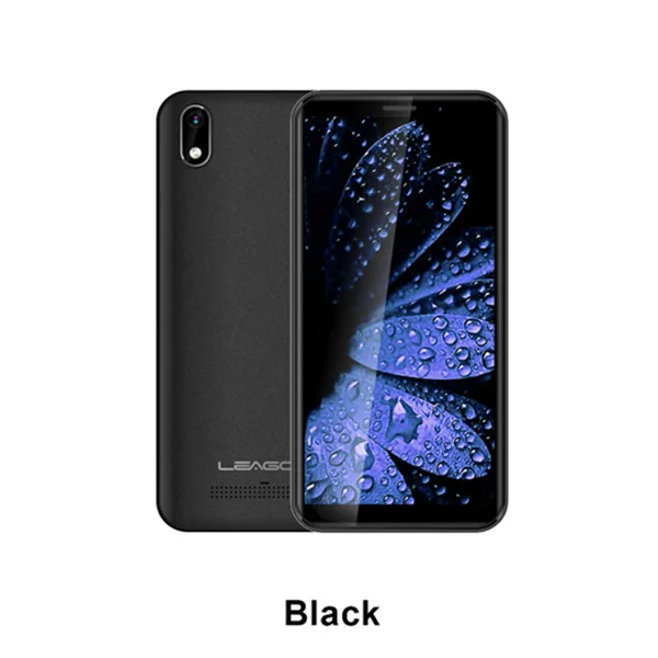 Черный LEAGOO Z10 Android 5,0 дюймовый мобильный телефон MT6580M четырехъядерный двойной SIM WCDMA 3G мобильный телефон двойной 5.0MP камеры 2000mAh Baterry смартфон - Цвет: Черный