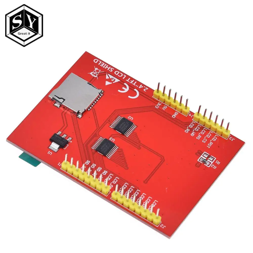 1 шт. ЖК-модуль TFT для arduino сенсорный экран 2,4 дюймов TFT ЖК-экран для UNO R3 платы и поддержка mega 2560 с сенсорной ручкой diy