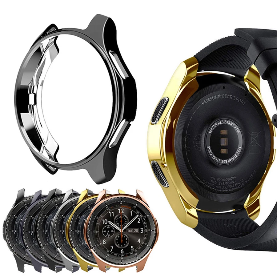 Покрытие + ТПУ тонкий защитный чехол для часов Samsung Galaxy Watch 46 мм Рамка силиконовый