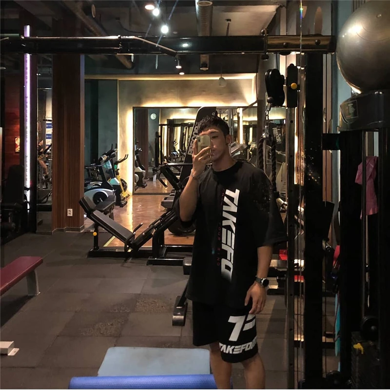 

Fashion brand men's shorts summer men's casual suspender shorts men's breathable and knee length gym fitness sports brand shorts