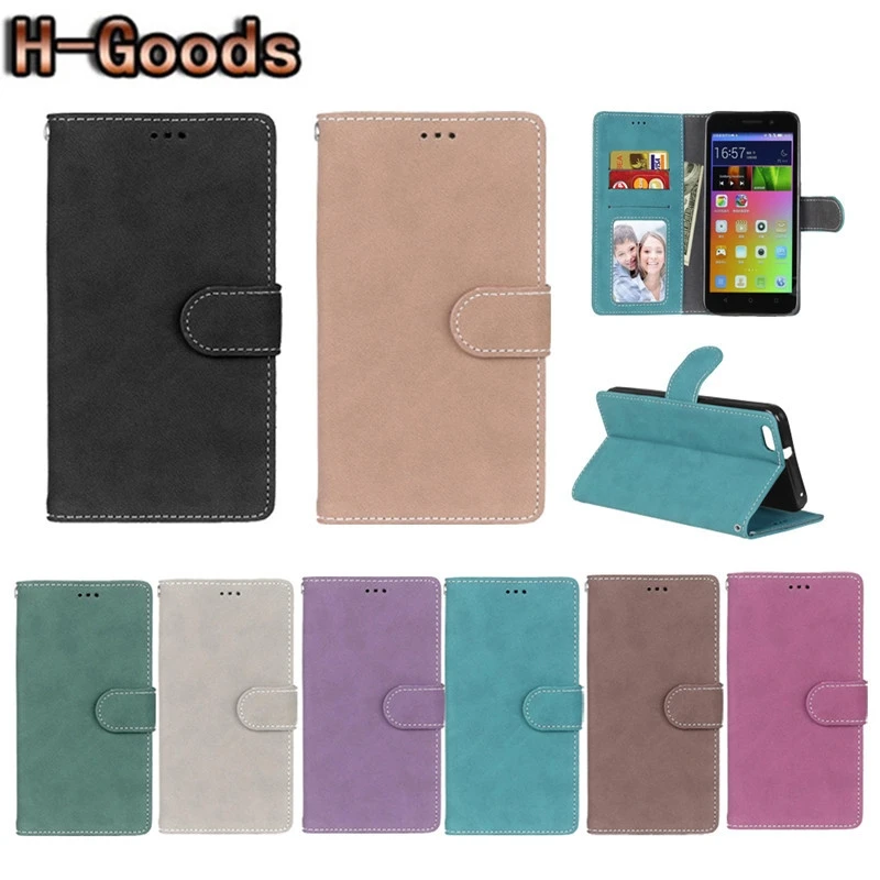 H-Goods Phone Case For LG X Style Luxury Retro Frosted Leather + Silicone Wallet Flip Cover Capa | Мобильные телефоны и