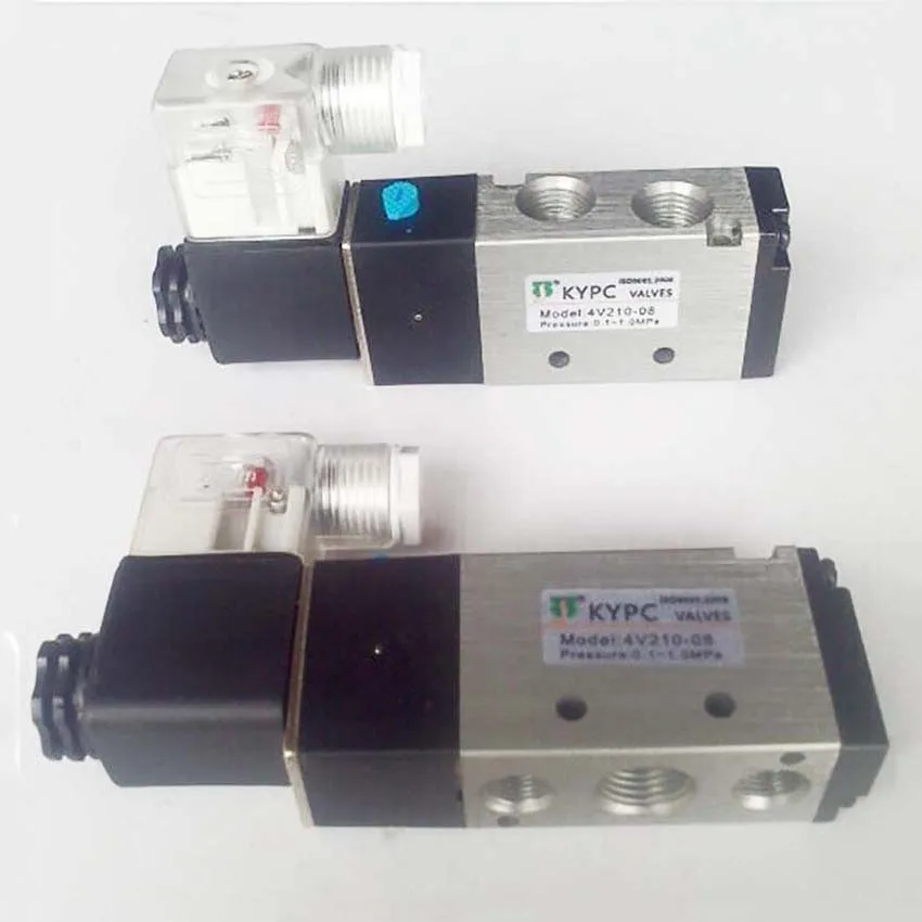 4v210-trasпорту libero 2/5 vie Pneumatica elettrovalvola 1/" 24VDC 220VAC parti Pneumatiche, valvola di Control dell'aria
