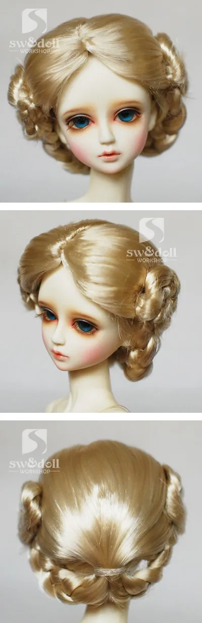 1/3 1/4 1/6 1/8 Размер парика для шарнирной куклы волосы для BJD/SD аксессуары для куклы «сделай сам». В комплект не входят кукла, одежда, обувь и другие 16C1026