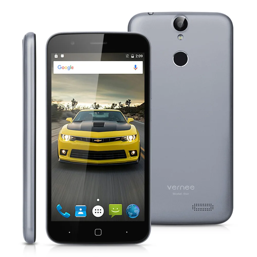 Vernee Thor 5 0 дюймовый HD экран 3 ГБ ОЗУ + 16 Гб ПЗУ Мобильный телефон Смартфон Android 6 MTK6753