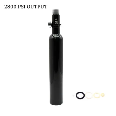2800psi output PCP Пейнтбол Бак 380CC бутылка 3000PSI CO2 Сода поток цилиндр с регулятором 850/1200/1800/2200psi выход - Цвет: 2800psi output