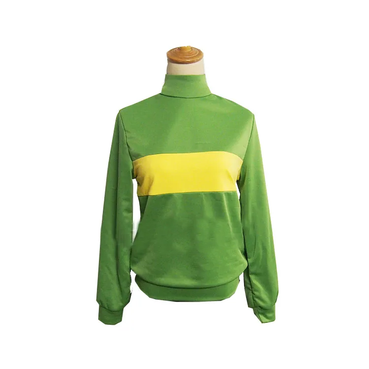 Only Top Стиль Undertale Chara Frisk Косплей Костюм - Color: Only Top