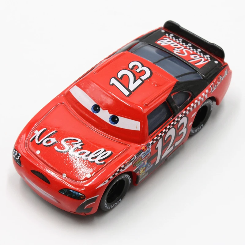 100% оригинальные модели автомобилей Disney Pixar No.123 No Staee Racer масштаб 1:55 литой