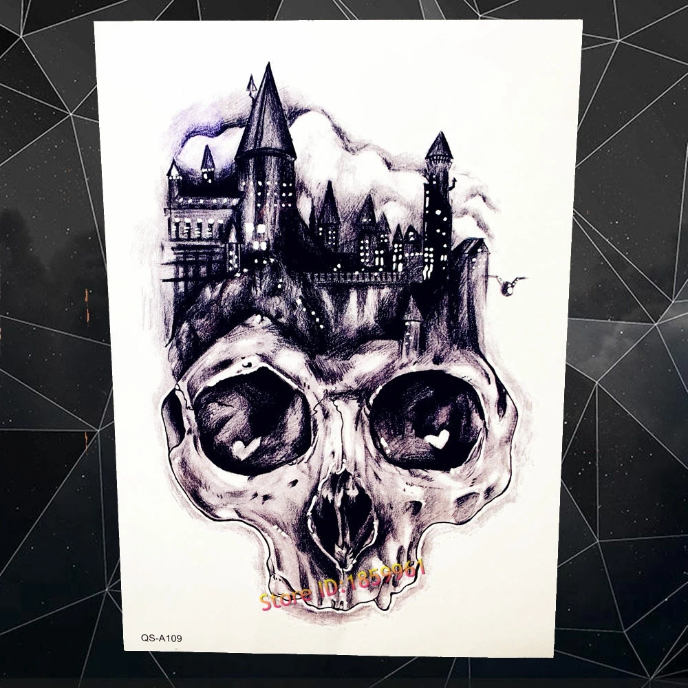 Флэш Flying Eagle Hawk Временные татуировки Поддельные Америки Баннер Письмо наклейки