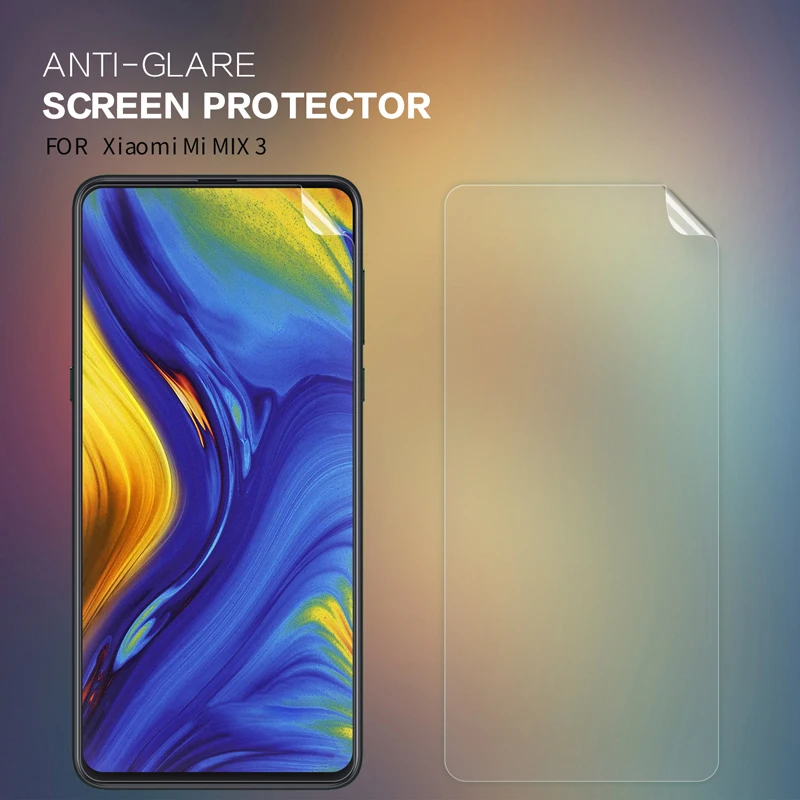 

For Xiaomi mi mix 3 Anti-glare Screen Protector Matte Anti-fingerprint Protective Film Soft PC Matte Film For Xiaomi mi mix 3