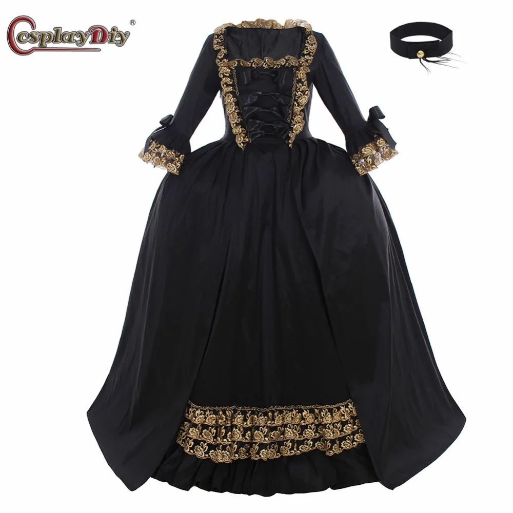 Cosplaydiy бальное платье Marie Antoinette в стиле барокко королевы 18 го века принцессы Colonial